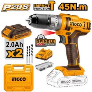 Annonce Perceuse-Visseuse 20V 45Nm 2Batteries SI