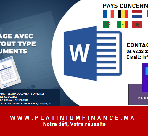 Annonce: SERVICE DE MISE EN PLACE DETOUT TYPE DE DOCUMENTS