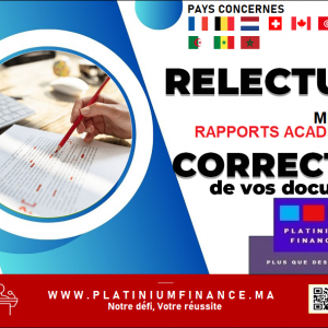 Annonce SERVICE RELECTURE ET CORRECTION RAPPORT ET DOCUMENT