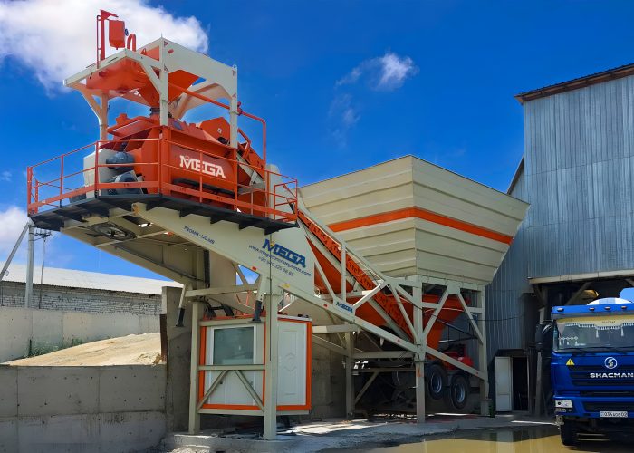 Image annonce: Centrale à béton mobile de 120 m³ à vendre