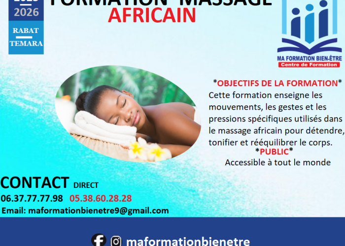 Image annonce: FORMATION MASSAGE AFRICAIN