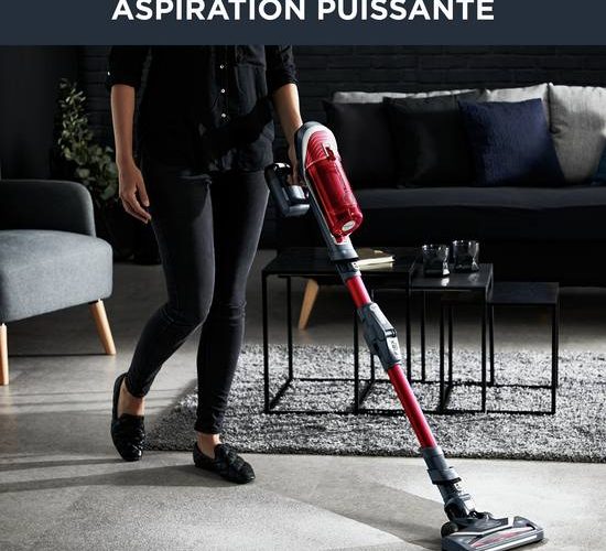 Image annonce: ROWENTA RH9678WO X-FORCE FLEX 8.60 Aspirateur balai sans fil, Anti-allergie, Animal Care, Autonomie 45 min, Technologie Flex