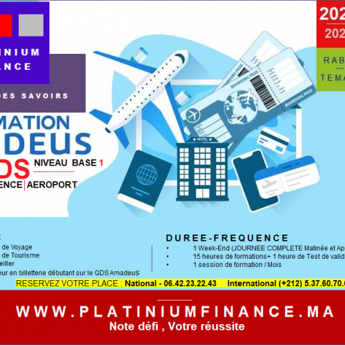 Annonce: SESSION PROMOTIONNELLE -AMADEUS BASE 1 (Les basiques) -Niveau INITIATION