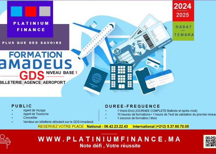 Image annonce: SESSION PROMOTIONNELLE -AMADEUS BASE 1 (Les basiques) -Niveau INITIATION
