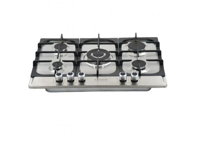 Image annonce: TATCH Plaque à Gaz Encastrable 5 feux Inox 70CM /50 cm