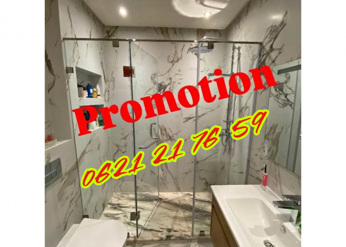Image annonce: Paroi de douche design : Meilleur rapport qualité prix