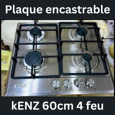 Annonce: Plaque encastrable kenz 60cm 4 feu بلاك اونكاستري