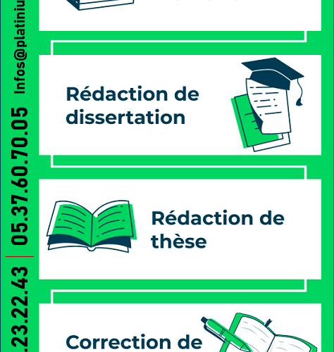Annonce: SERVICES REDACTION THESE & MEMOIRE- RELECTURE ET CORRECTION- MISE EN PAGE