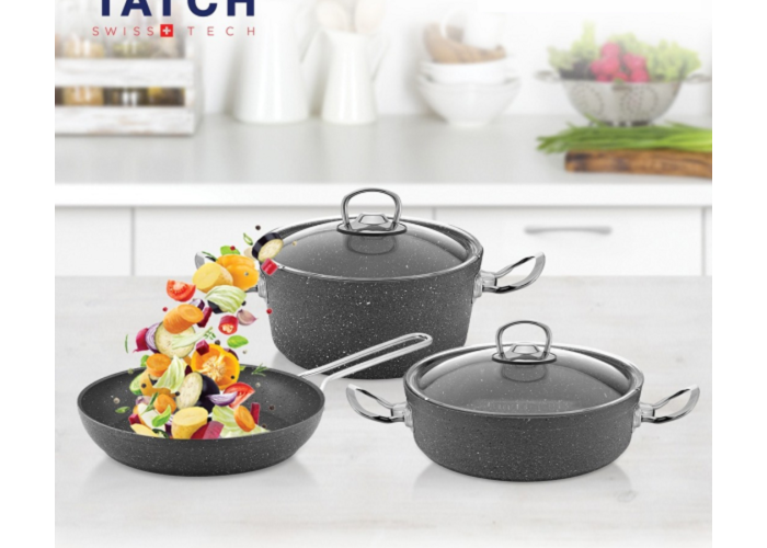 Image annonce: Set De 2 Faitouts Avec Couvercle 24 cm / 26 cm + Poêle 26 cm