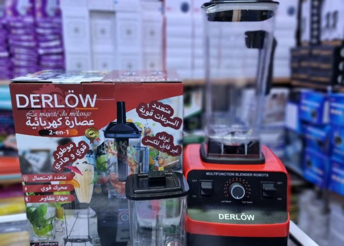 Image annonce: Blender High Power 2in1 Derlow 3600W    خلاط احترافي متعدد الاستعمالات 2 في 1 – قوة 3600 واط