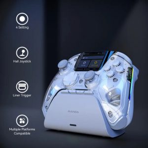 Annonce Contrôleur de Jeu Sans Fil Écran Interactif pour PC/Switch/iOS/Android/Steam Deck