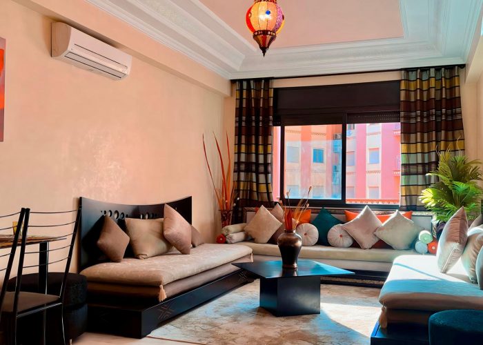 Image annonce: Magnifique appartement meublé 80m2 pour location longue durée à Gueliz