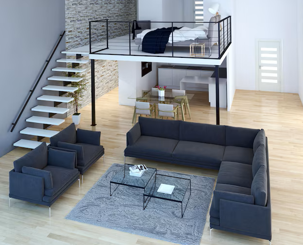 Image annonce: Magnifique DUPLEX meublé 64 m2 pour location longue durée à Allal Al Fassi