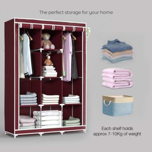 Annonce: Armoire Chambre Rangement Penderie de Vêtement en Tissu