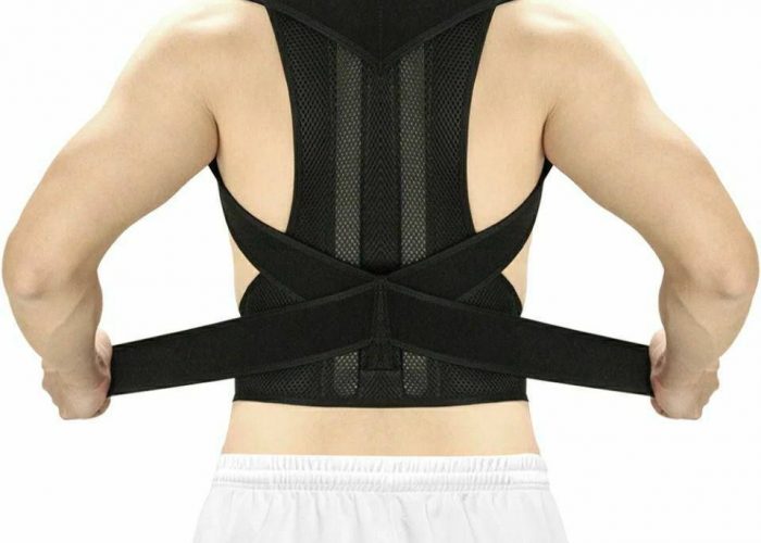 Image annonce: Correcteur de Posture, dos épaules thérapie orthèse, arrêter de Hunching ajustable colonne vertébrale (XL)