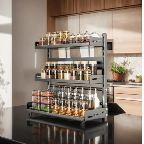 Annonce: Étagère de rangement murale pour cuisine – 3 niveaux