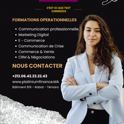 Annonce: Formation E-commerce-Marketing-Digital-Communication-CRM-Négociation