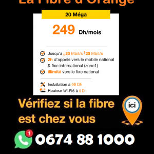 Annonce Orange WiFi Fibre
