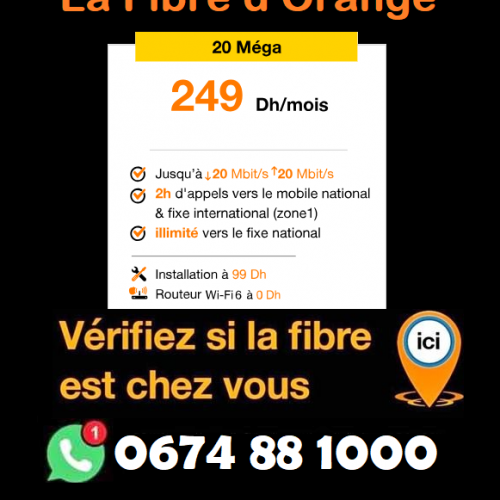 Annonce: Orange WiFi Fibre