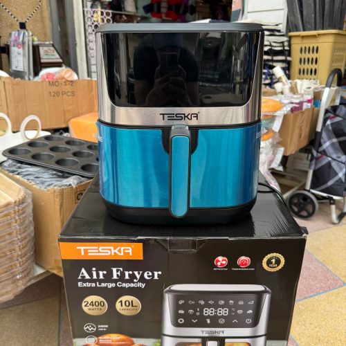 Annonce: Pاروع ايرفراير قلاية هوائية TESKA 10كغ طياب فرق و تحت بدون زيت متعددة الاستعمال   Magnifique AIR FRYER électrique TESKA 10Litres cuisson haut et bas