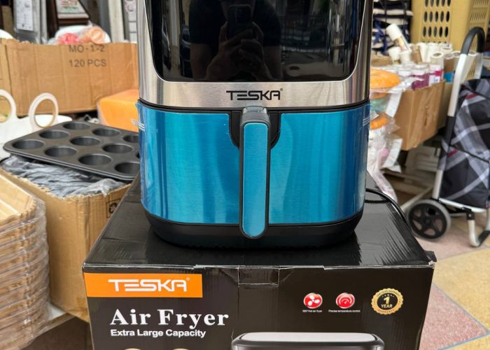 Image annonce: Pاروع ايرفراير قلاية هوائية TESKA 10كغ طياب فرق و تحت بدون زيت متعددة الاستعمال Magnifique AIR FRYER électrique TESKA 10Litres cuisson haut et bas