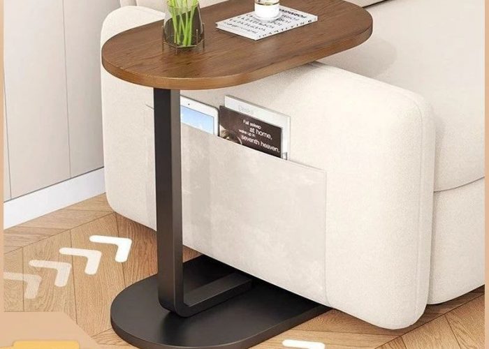 Image annonce: Table à thé mobile moderne et simple pour le salon et la chambre
