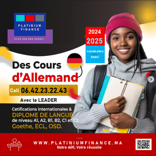 Annonce: Cours d’allemand – Tous niveaux - Préparation aux examens Goethe-Zertifikat A1 à B2