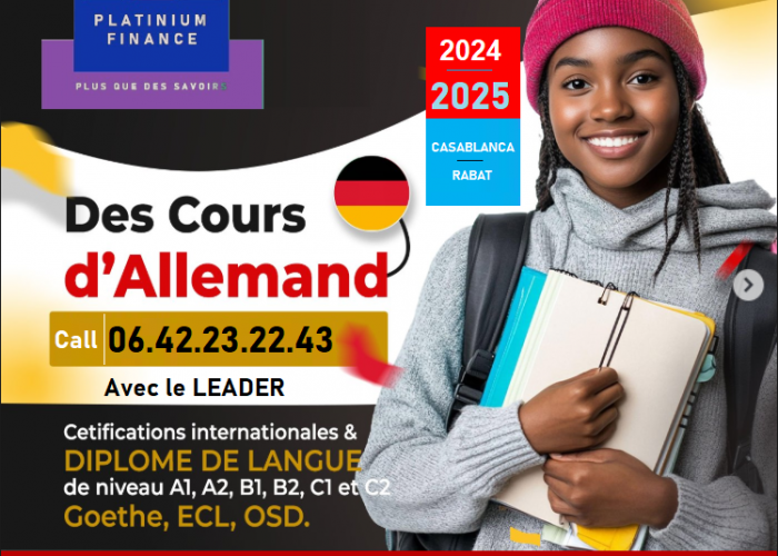 Image annonce: Cours d’allemand – Tous niveaux – Préparation aux examens Goethe-Zertifikat A1 à B2
