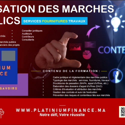 Annonce: Formation Cadre - Passation des marchés publics, services, fournitures et travaux