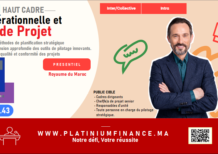 Image annonce: Formation Haut cadre – Gestion Opérationnelle et Pilotage de Projet