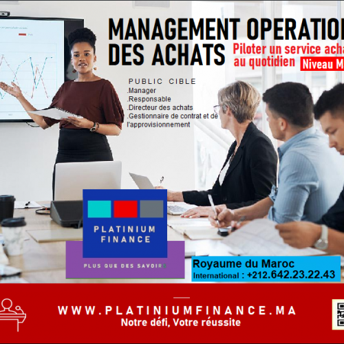 Annonce: Formation Haut Cadre - Management opérationnel des achats - MAROC