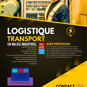 Annonce FORMATION - LOGISTIQUE ET TRANSPORT EN MILIEU INDUSTRIEL