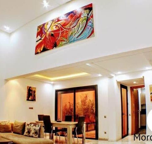 Annonce: Magnifique Duplex vide 120 mètres pour location longue durée à Gueliz