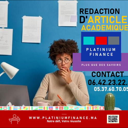 Annonce: Service - Rédaction d’articles académique