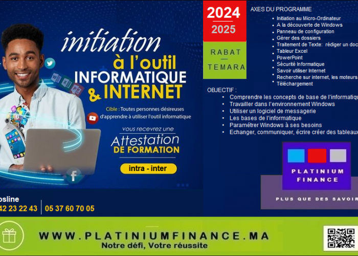 Image annonce: FORMATION CADRE – INITIATION A L’INFORMATIQUE