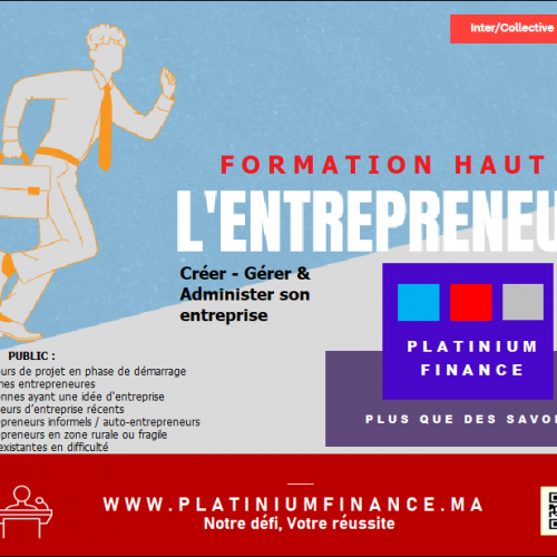 Annonce: FORMATION ENTREPRENEURIAT – Créer - Gérer - Administrer son entreprise