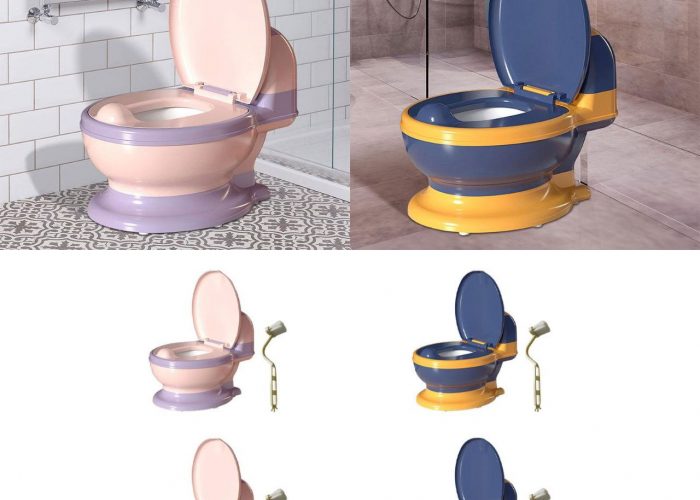 Image annonce: Children’s Potty Training Toilet – Perfect for Toddlers   كرسي تدريب الأطفال على استخدام الحمام