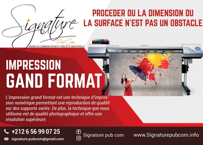 Image annonce: IIMPRESSION GRAND FORMAT