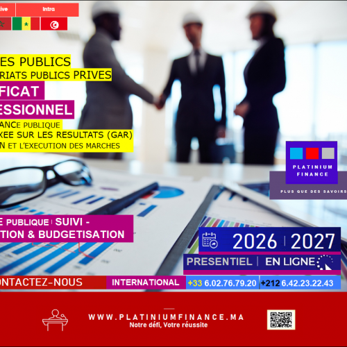 Annonce: FORMATIONS - MARCHES PUBLICS -ACHATS INTERNATIONAUX -APPROVISIONNEMENT & LOGISTIQUE