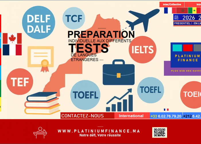 Image annonce: PRÉPARATION AUX TESTS DE CERTIFICATIONS INTERNATIONALES– TCF – TEF – DALF – DELF