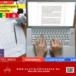 Annonce SERVICE PREMIUM-REDACTION ACADEMIQUE & PROFESSIONNELLE – THESE DOCTORALE– MASTER – LICENCE