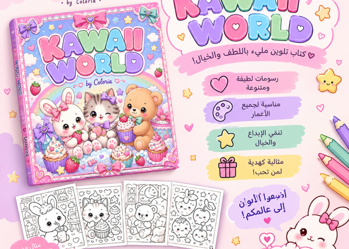 Image annonce: كتاب التلوين حسب الطلب لجميع الأعمار